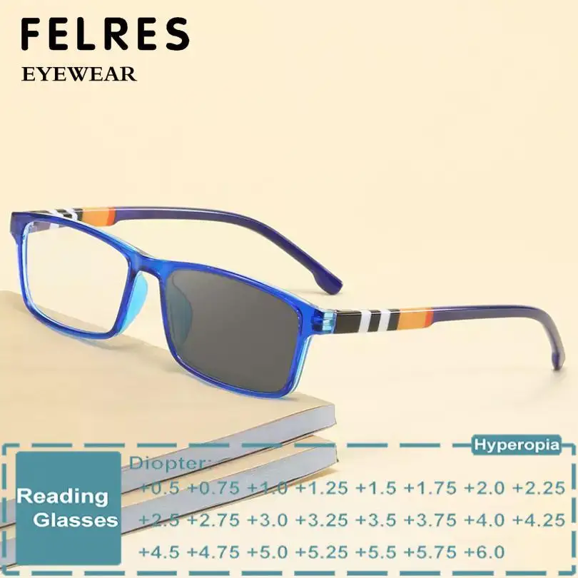 Фотохромные очки для чтения мужчин и женщин