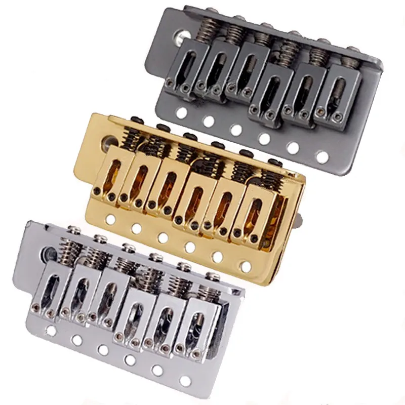 

A Set of Electric Guitar Bridge Tremolo Guitar Strings Bridge 6 Saddle Hardtail Bridge Musical Instrument Accessories