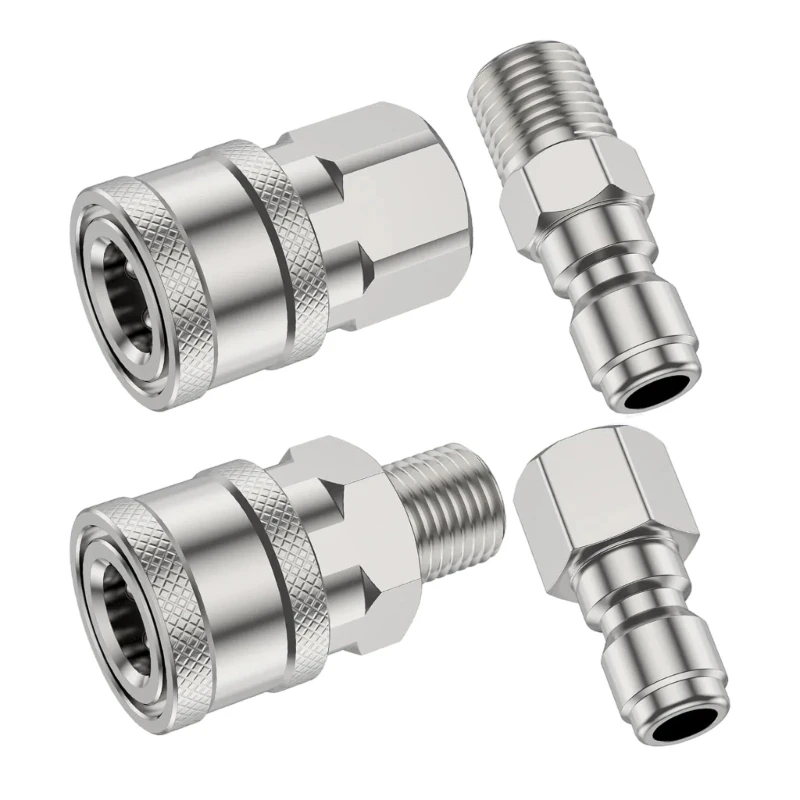 SZYU Professional 1/4 &quotNPT быстросъемные адаптеры для шлангов мойки высокого давления 4 шт.