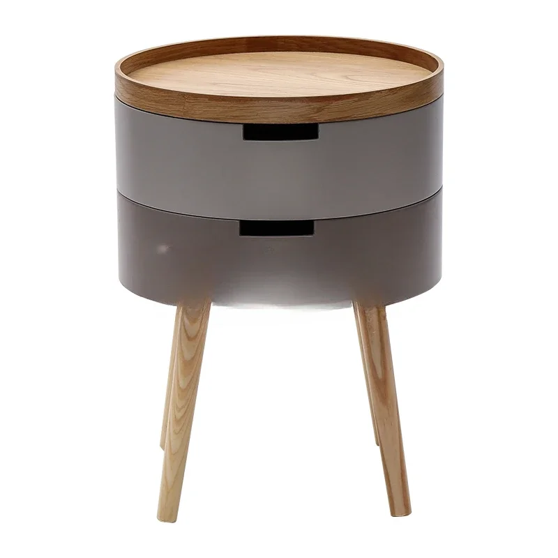 Многофункциональный креативный журнальный столик из твердой древесины в