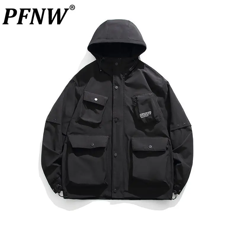 

Мужская тактическая куртка с капюшоном и карманами, на молнии