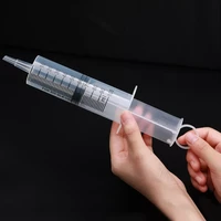 2060100ml reusable liquid nutrient syringe for pet feeding animal feeding hydroponics lab ink liquid supply measurement