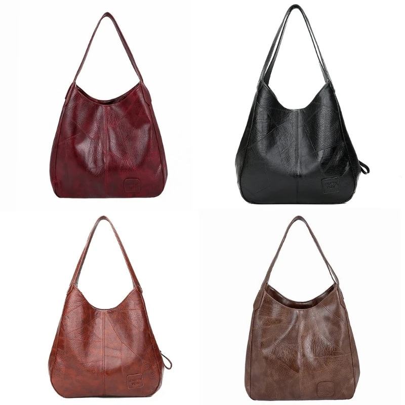 

Womens PU Leather Handbags Female Large Capacity Tote Bag Fashion Shoulder Bags