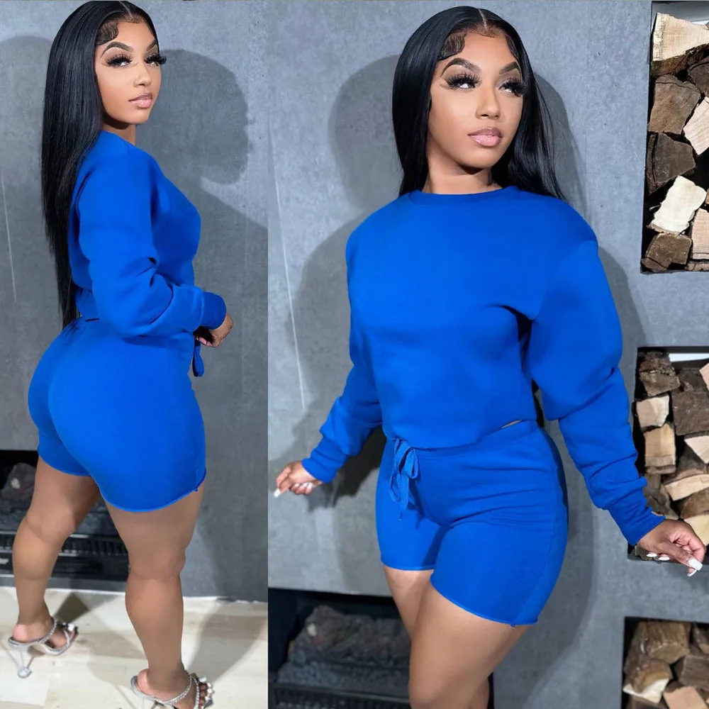 Женский Повседневный костюм-двойка с шортами