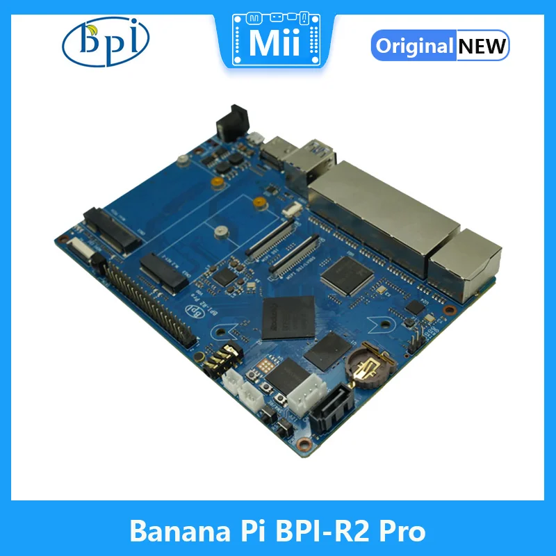 

Банан Pi BPI-R2 Pro Rockchip RK3568 четырехъядерный 16GB eMMC Flash 2G DDR3 Opensource маршрутизатор демонстрационная плата