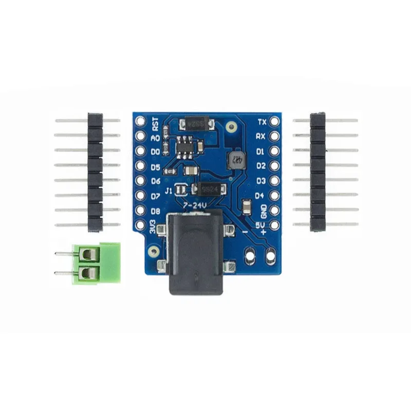 

1/2Pcs DC Power Shield V1.1.0 for WEMOS D1 mini Development Board DC Power Panel Module