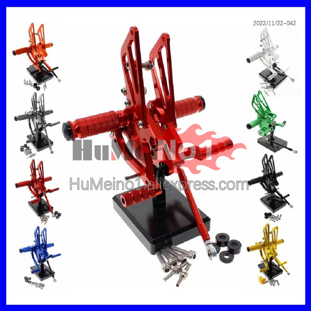 

Подставки для ног с ЧПУ, колышки для ног, задний комплект для KAWASAKI NINJA ZX 6R 6 R CC ZX636 ZX6R ZX-636 ZX-6R 03 04 2003 2004, комплект для ног