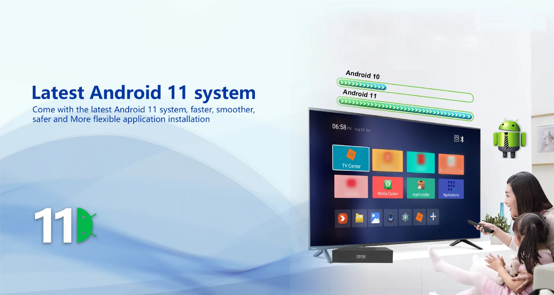 ТВ-приставка Tanix X4 Android 11 Amlogic S905X4 4 + 32/64 ГБ 2 ГГц двойной Wi-Fi | Электроника