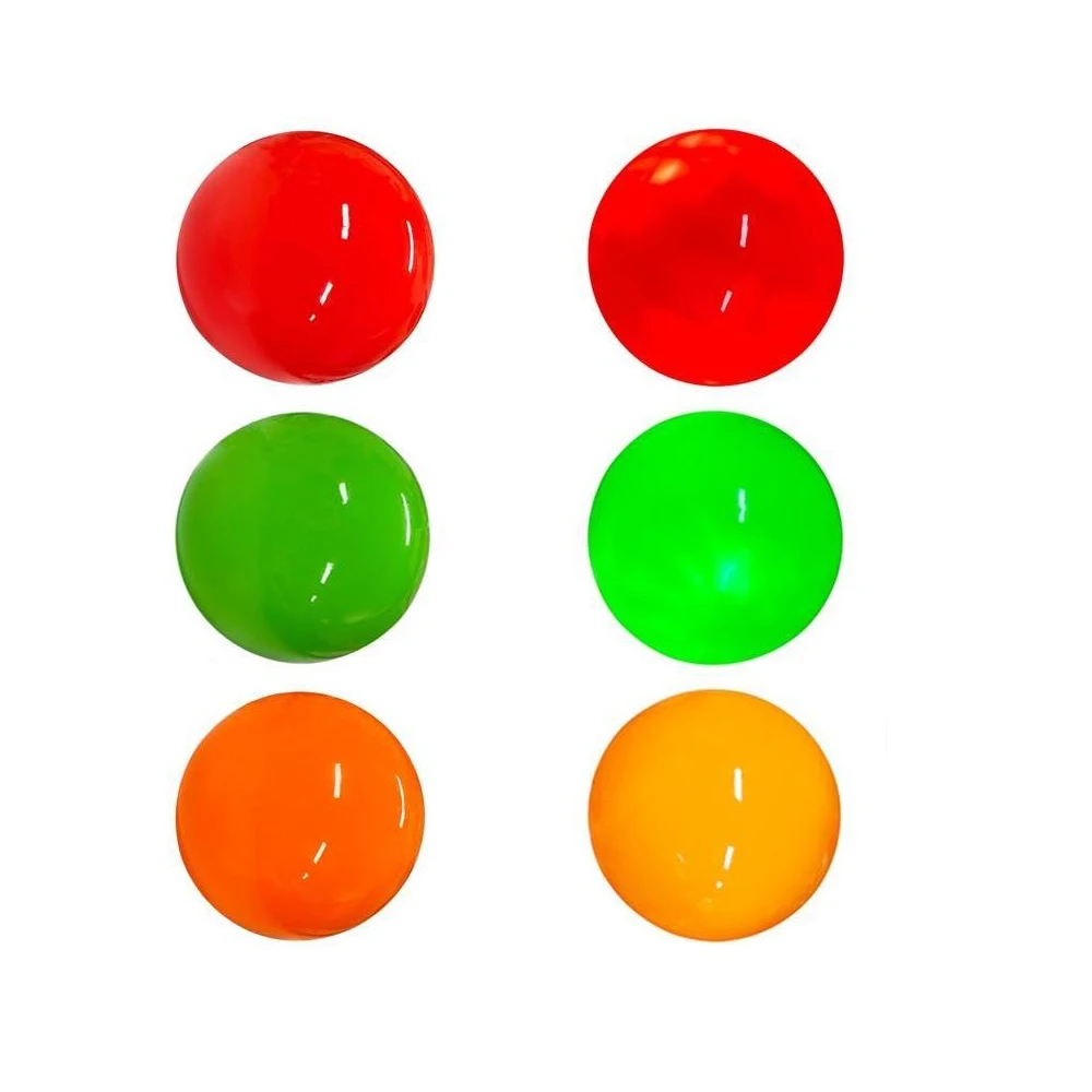 Three-layer Night Training Led Light Up Glow Golf Ball Green Red Orange Outdoor Sport Golf Practice Ball