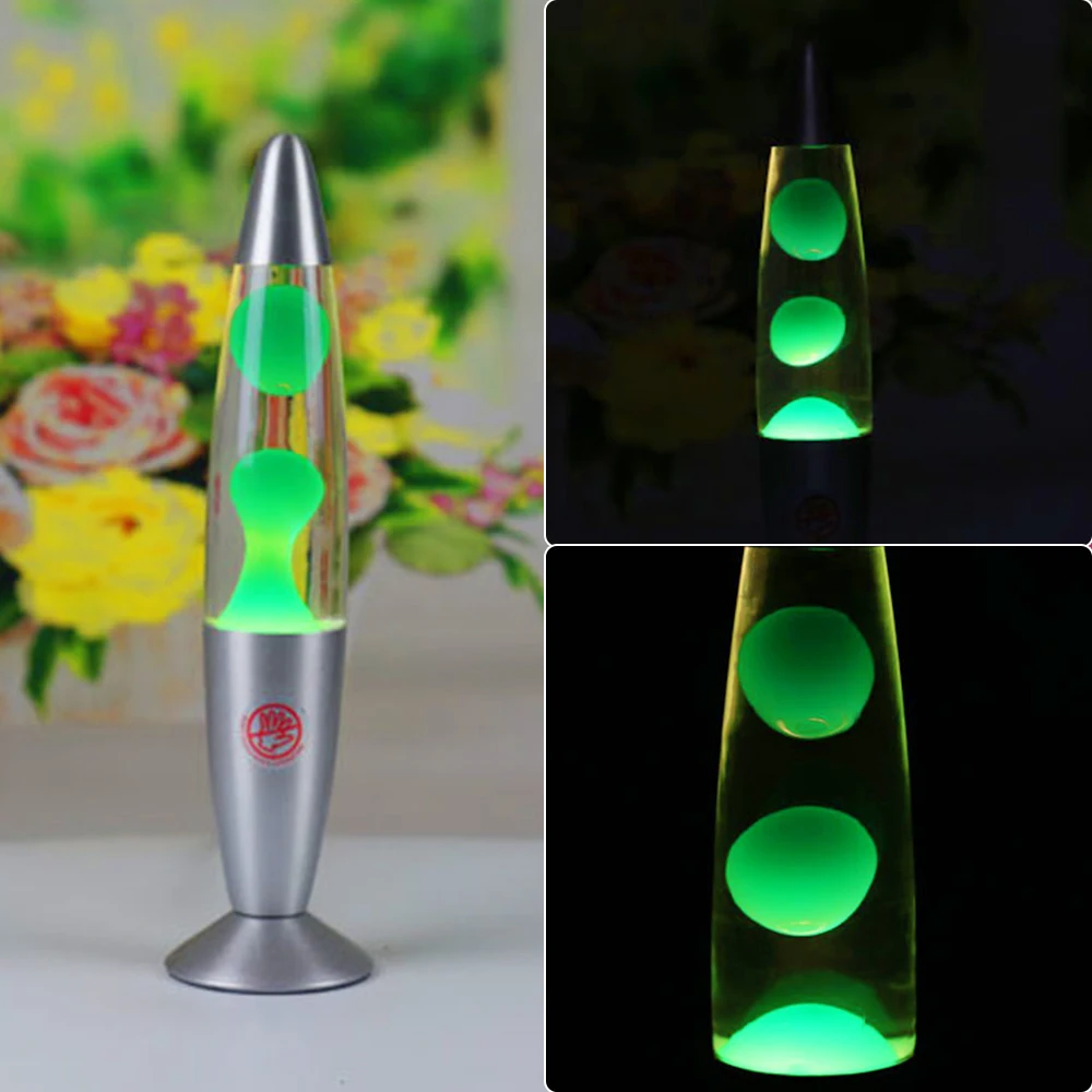 

Creative Jellyfish Night Light Aluminum Alloy Paraffin Volcanic Lava Lamp LED Living Room Bedroom Study Decor Atmosphere Lamp