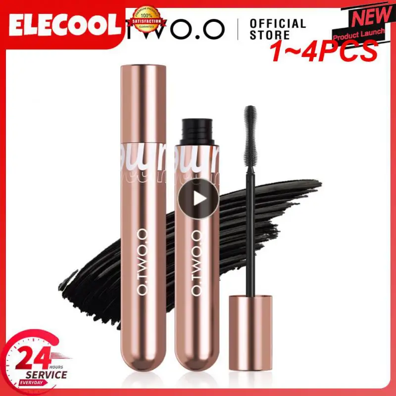 

1~4PCS Mascara 4d Silk Fiber Mascara Waterproof Extra Volume Smudge-proof Curling Lengthening Eyelash Extension Eye Makeup Tool