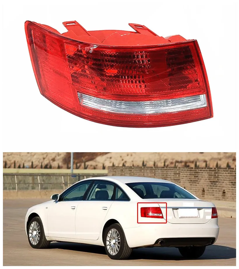 

Задний тормоз в сборе, задний фонарь для Audi A6L, C6, 2005, 2006, 2007, 2008, поворотный сигнал, автозапчасти, 1 пара