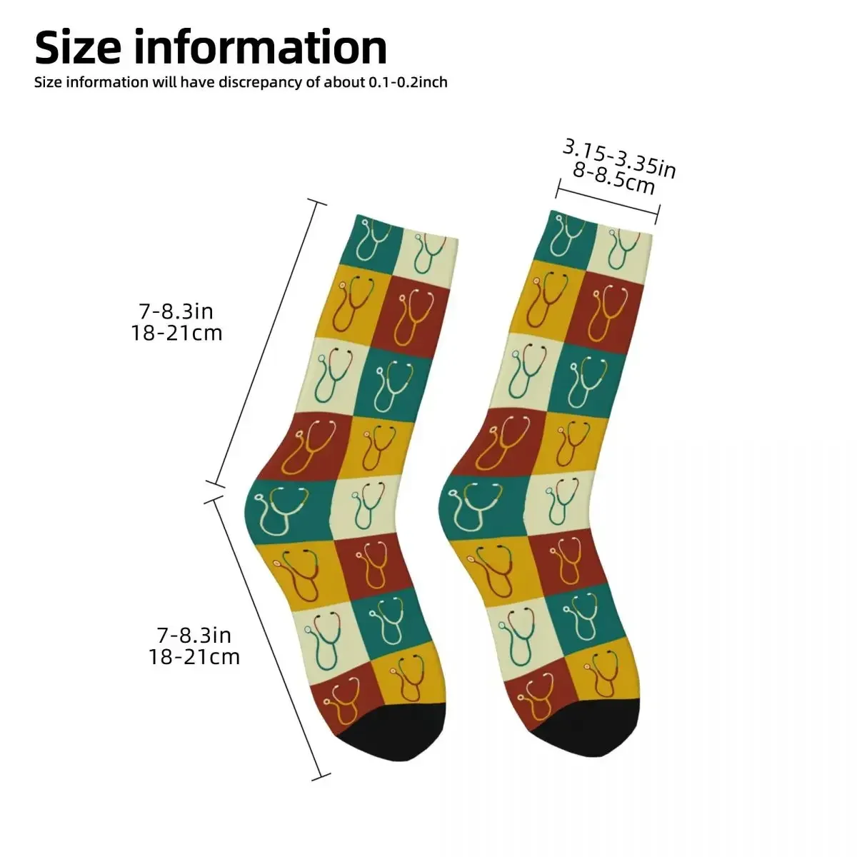 Дизайн стетоскопа подарок для врачей медсестер носков веток супермягкие чулки в