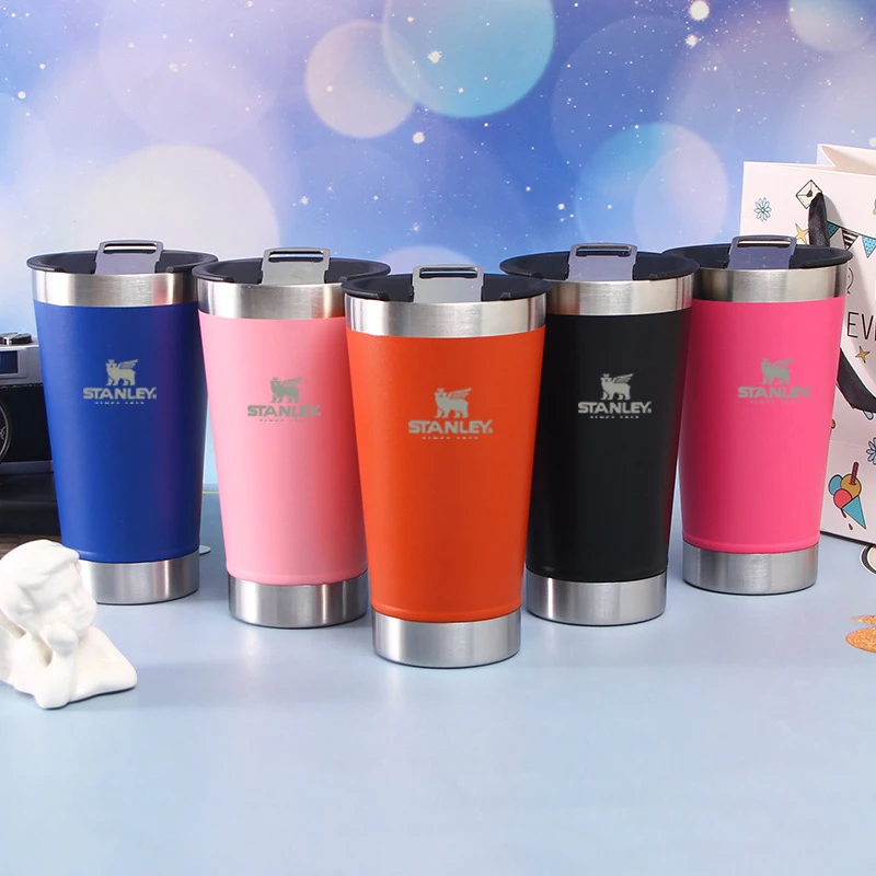 500 мл пивная чашка нержавеющая сталь бутылка для воды термос стакан с открывалкой