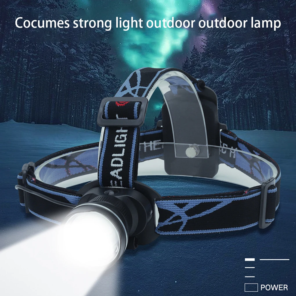 

Headlight Portable IPX4 Waterproof Headlamp Brightness Head Torch Working Lamp for Outdoor Hiking Fishing Hunting