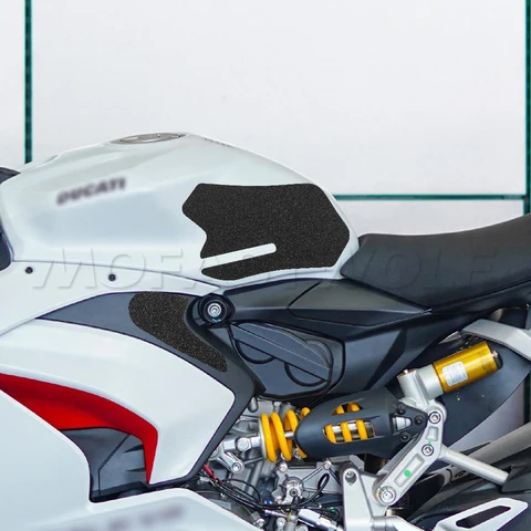 Подходит для DUCATI PANIGALE V2 899 959 1199 1299, нескользящие наклейки на топливный бак мотоцикла, наколенники, тяговые наклейки