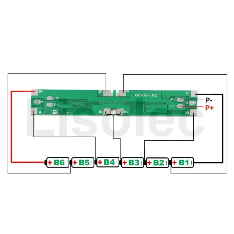 Защитная плата заряда 6S BMS 24 в 6S 18650 21700 литий-полимерная батарея 5A 6A 8A 10A 12A зарядное устройство для инструментов (art.: 3920be4ea69aa) - 3920be4ea69aa