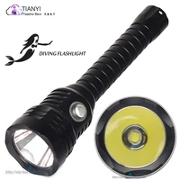 led glare diving outdoor ultra bright long range waterproof camping night riding lumen rechargeable flashlight