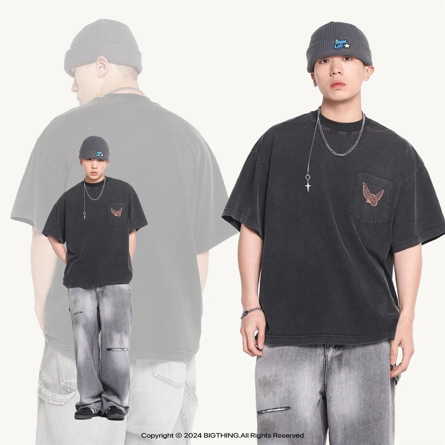 DEPT модная брендовая футболка с буквенным принтом для мужчин и женщин уличная