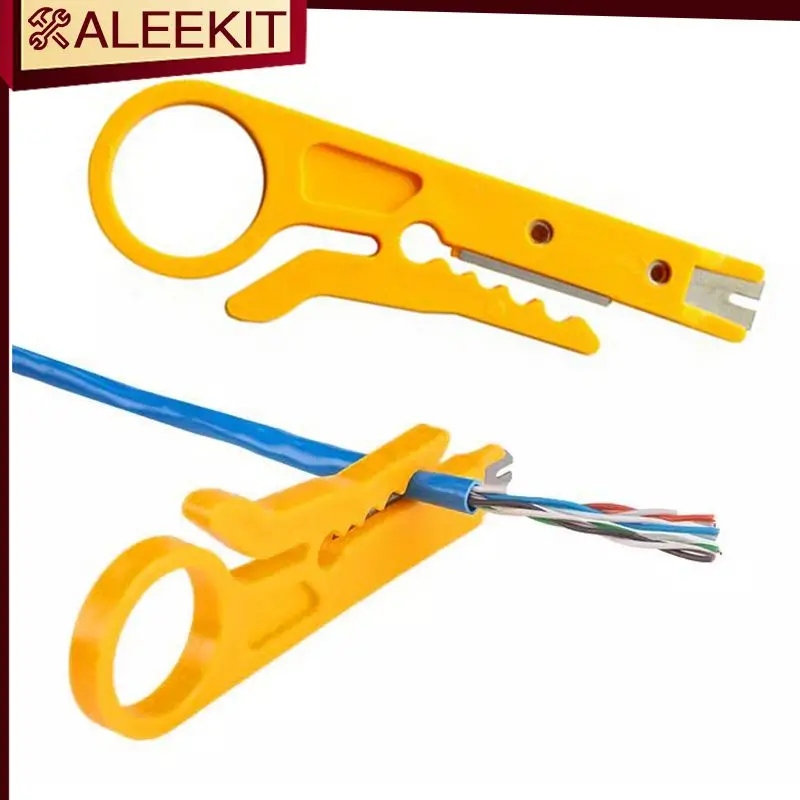 

Cut Line Wire Cutter Cable Stripping Crimper Pliers Multi Tool Portable Wire Stripper Knife Home Accessories Tools Crimping Tool