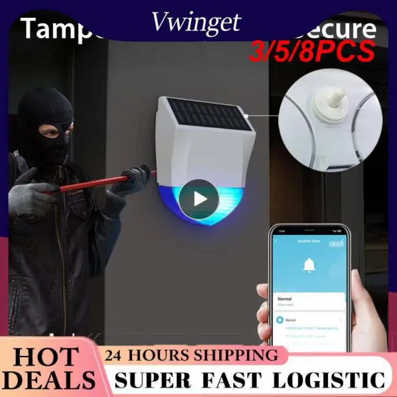 

3/5/8 шт., беспроводная охранная сигнализация Ipx5