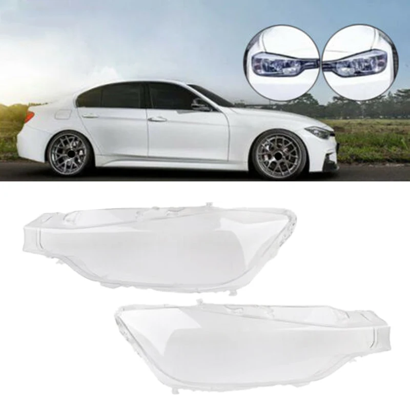 

Car Headlight Gl Headlamp Lens Shell Cover for BMW F30 F31 3 Series 2013 2014 2015 2016 Right