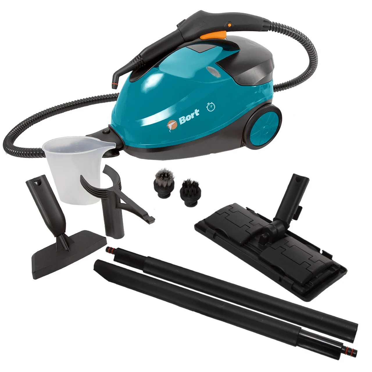 Пароочиститель Bort BDR-2300-R (Мощность 2100 Вт давление 4 бар Постоянная подача пара 45