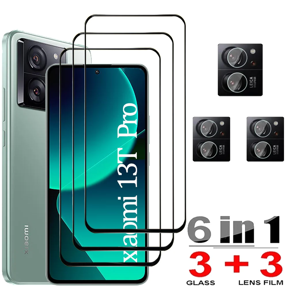 

HD Protective Glass For Xiaomi 13T Pro Screen Protectors Xiaomi Mi 13T Pro Tempered Glass & Camera Lens Film Xiomi 13 T Pro Pelicula Cristal Templado Xiami 13T Pro Anti-Scratch Phone Front Film