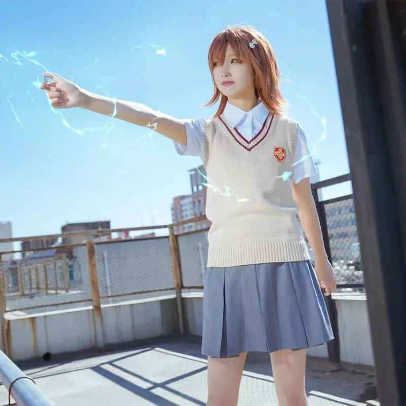 Аниме Мисака Микото ширай куроко девушка JK школьная форма Uiharu Kazari косплей костюм