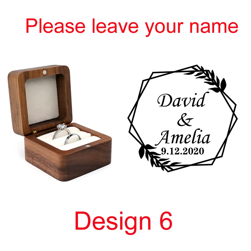 

Деревянная шкатулка для колец, дисплей для ювелирных изделий, держатель для колец для влюбленных, предложение, органайзер для помолвки и свадьбы, золотой подарок на годовщину свадьбы