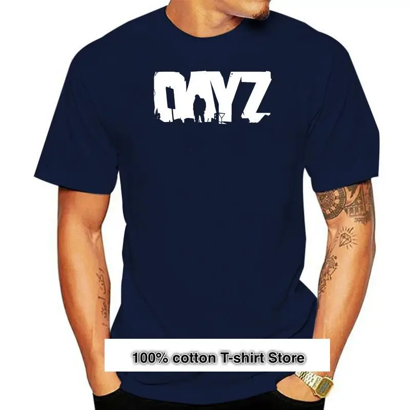 

Camiseta fresca de manga corta para hombre, camisa negra de Dayz, Top Games, nueva camiseta negra de S a 3Xl