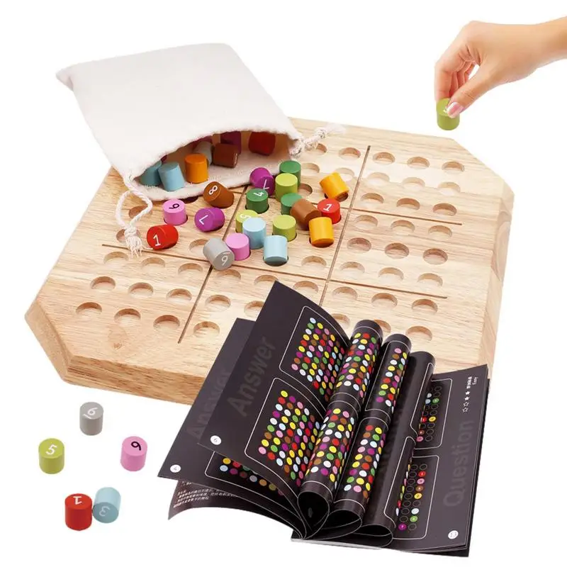 

Sudoku Game Sudoku For Kids Board Games Math Brain Teaser Toys Educational Desktop Game Train Logical Thinking Ability