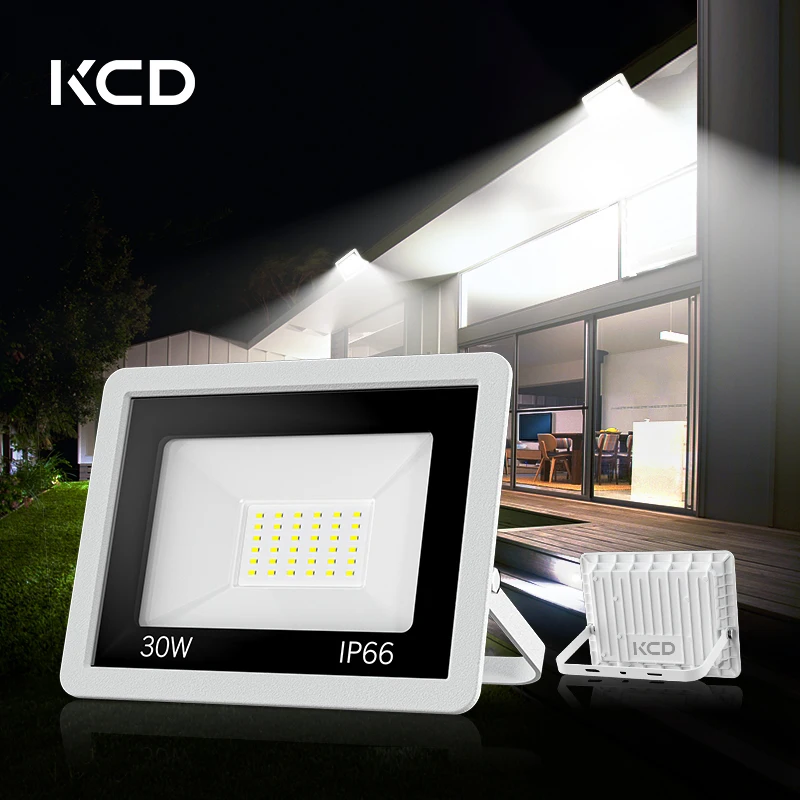 

30W Outdoor Flood Light 220V Foco Led Exterior Aluminum Spotlight IP65 Waterproof Reflector LED Super Bright Floodlight for Yard