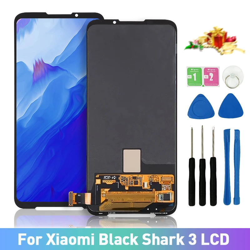 

6.67" LCD for Xiaomi Black Shark 3 Display Touch Screen LCD Replacement 100% Tested KLE-A0 KLE-H0 Digitizer Assembly Part