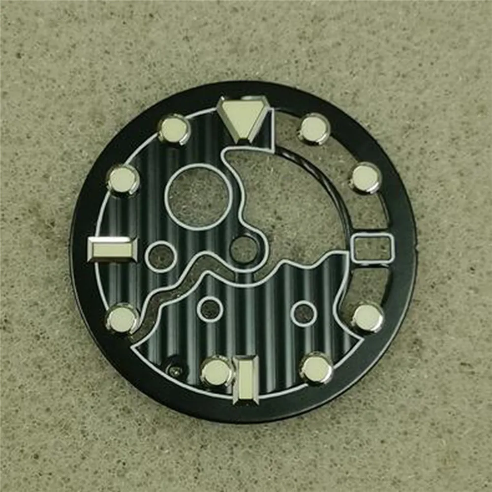 

New NH35 Dial 28.5mm Hollow Out Watch Dial C3 Strong Luminous Watch Faces for NH35/NH36 Movement for Men Accessories Parts