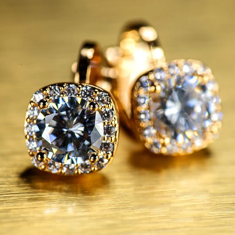 

Japan And South Korea Painless No Ear Piercing High-end Temperament Flash Fashion Earrings Cold Wind Earrings Ear Clip Female