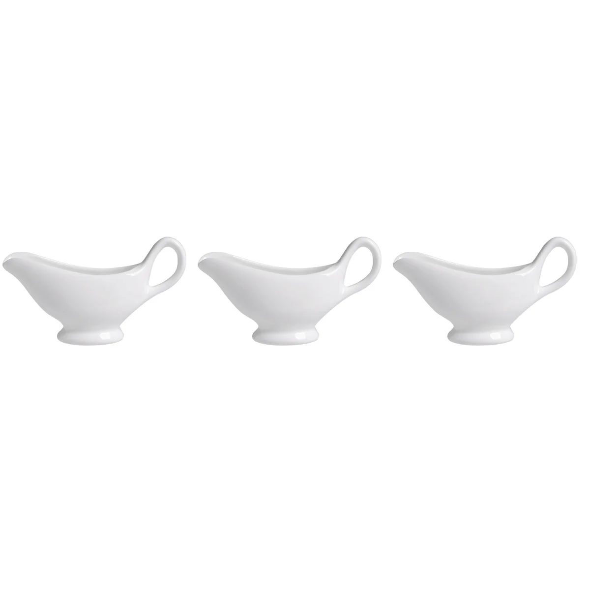 

3x Cup Household Sauce Boat Decorative Sauce Cup Multi-function Condiment Cup for Gravy Kitchen Home