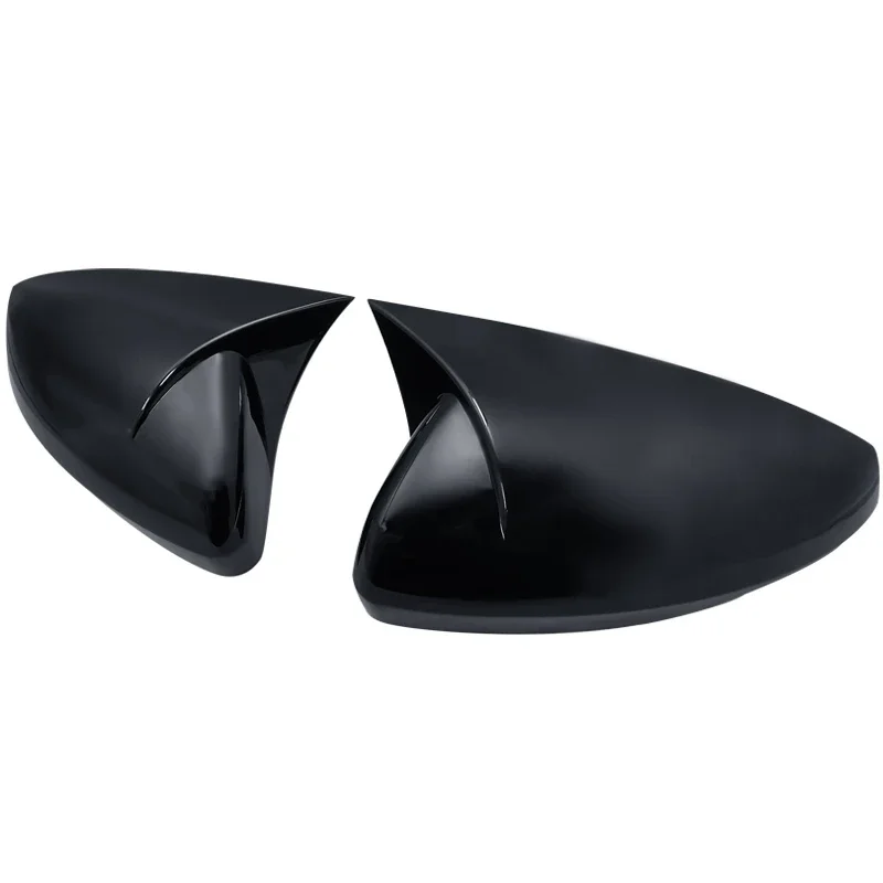 Карбоновая Крышка для бокового зеркала VW polo 2019 2020 2021 черные колпачки заднего вида