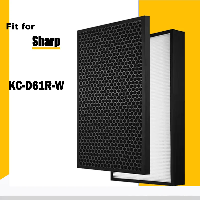 Для Sharp KC-D61R-W KC D61RW очиститель воздуха Hepa Замена активированного угля