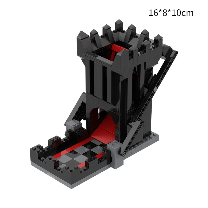 MOC Creative Expert Ideas Modular Self-Loading Dice Tower Model with Dice Roll Function Building Toys from Dragons Games Gifts