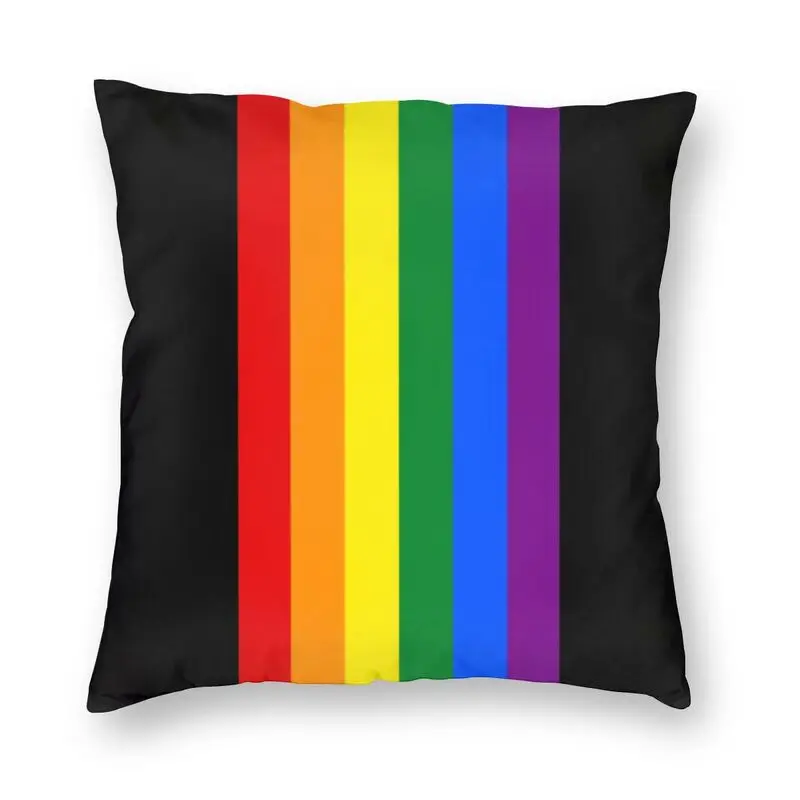 

Крутая наволочка в полоску с флагом для геев, домашний декор, 3D принт, GLBT ЛГБТ, радуга, лесбийская наволочка для гостиной