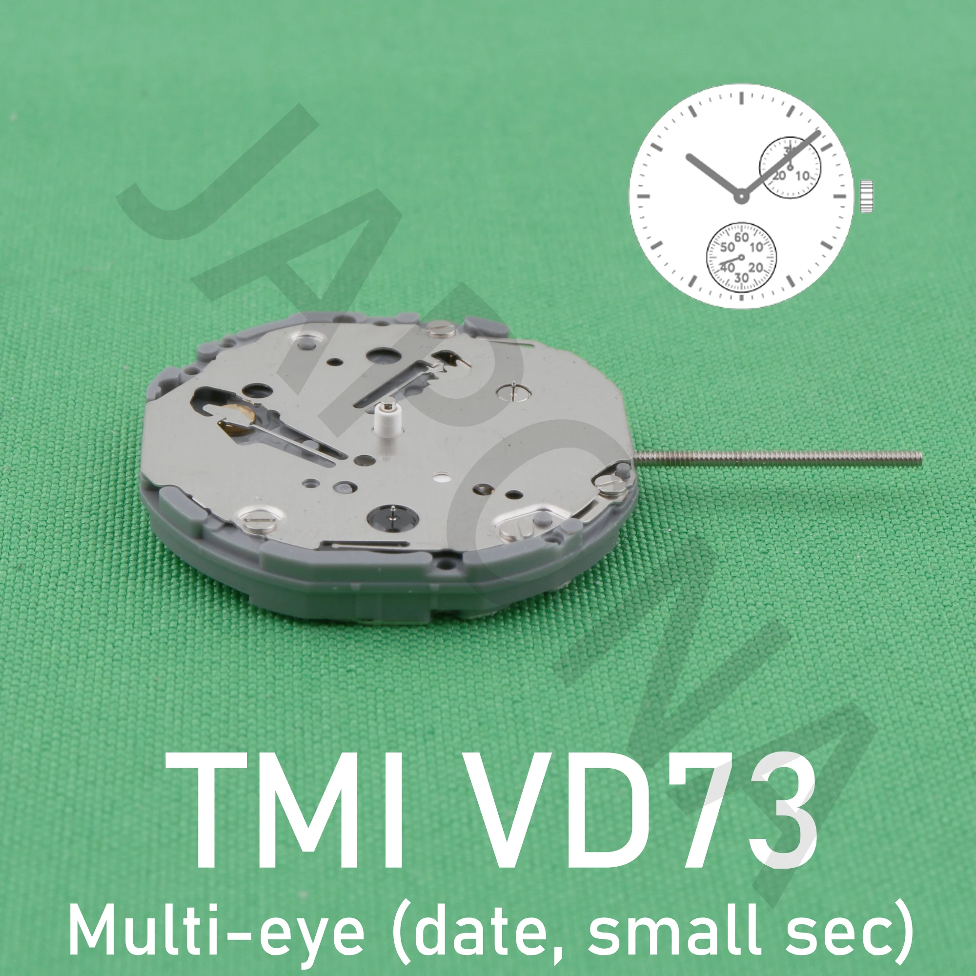 vd73 movement TMI VD73A japan movement ligne quartz movement 2 Hands Multi-eye Movement  small second and data hands