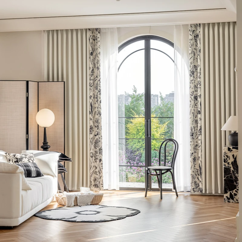 Драпировка для гостиной с защитой от солнца