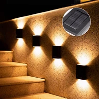 powerful wall lamp outdoor solar led exterior garden indoor bedroom living room stairs wall light decoration waterproof ip65