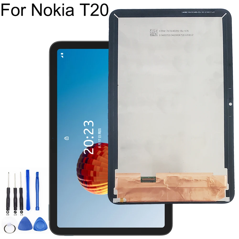 Дисплей для Nokia T20 LCD TA-1397 1394 1392 дисплей сенсорный экран дигитайзер в сборе ремонт Запасная часть