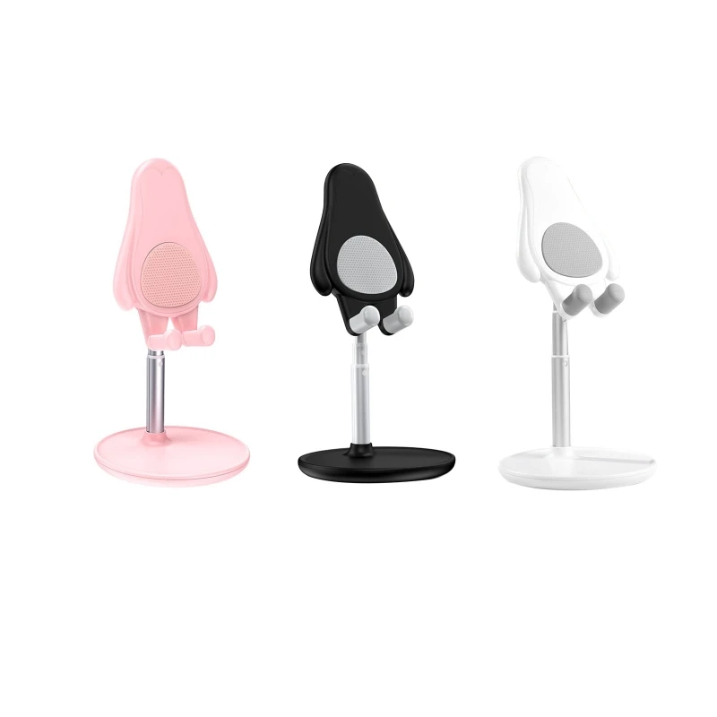 

Cell Phone Stand Bracket Universal Phone Tablet Mount Desktop Cute Cartoon Mobile Phone Holder Angle Height Adjustable