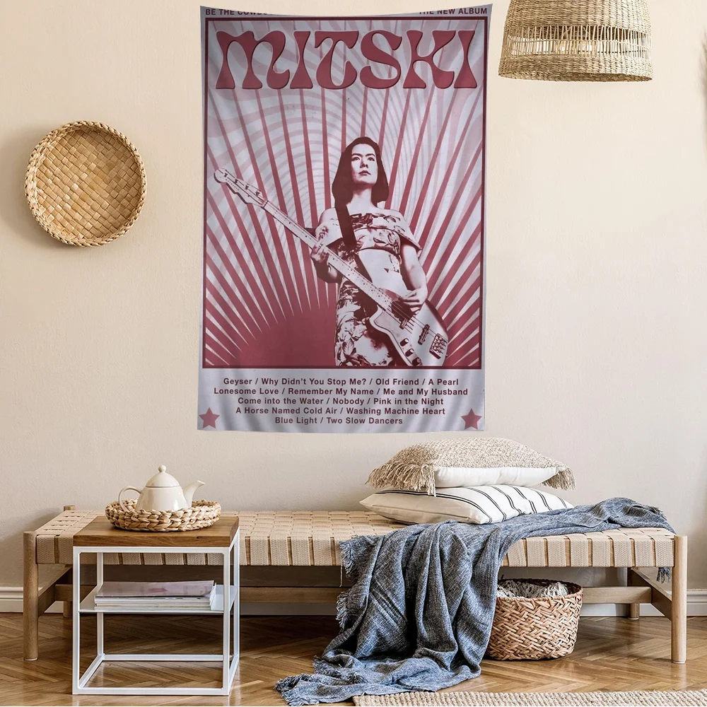Цветной гобелен Singer M-Mitski настенный подвесной Таро хиппи настенные коврики Dorm