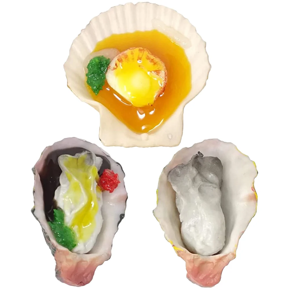 

1 Set Artificial Scallop Model Realistic Seafood Model Seafood Sample Model