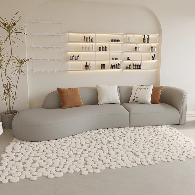 Серый большой деревянный наполнитель для диванов водонепроницаемый дизайн