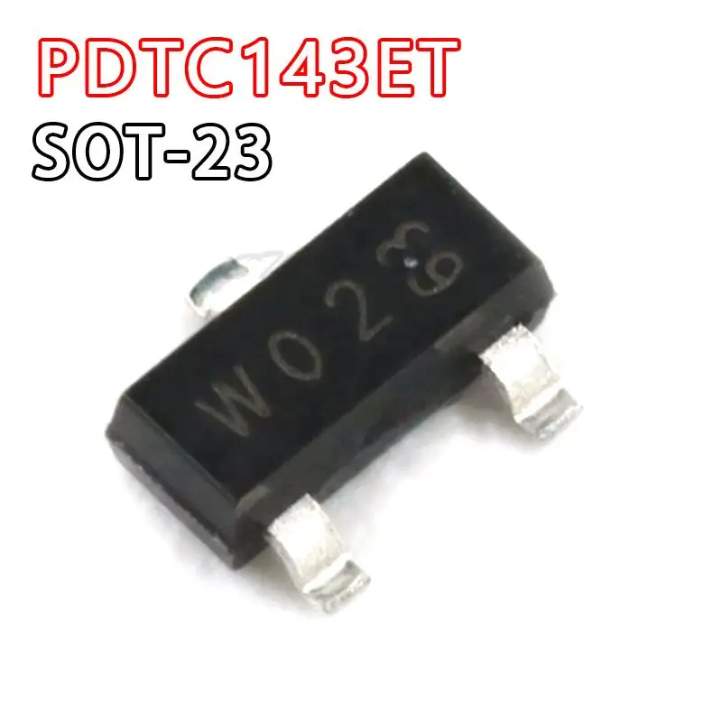 

10 шт PDTC143ET SOT-23 PDTC143ET-215 PDTC143 PDTC114ET PDTC114 PDTC144ET PDTC144
